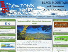 Tablet Screenshot of exploreblackmountain.com